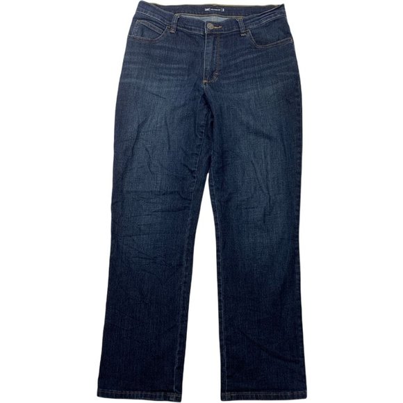 Lee 6 8 Jeans 31" X 30" Relaxed Fit Straight Dark Wash MOM - Picture 1 of 4